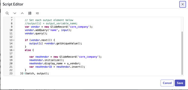Script Editor