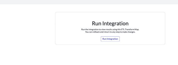 Integration Run