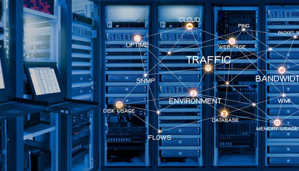 A close-up of a server room

Description automatically generated