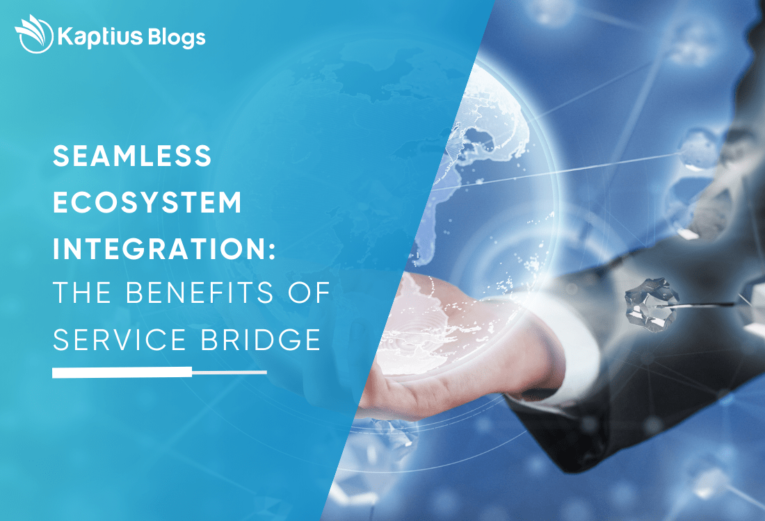 A tech provider uses TPSM for seamless ecosystem integration with streamlined interactions via Service Bridge technology, connecting customers and partners.