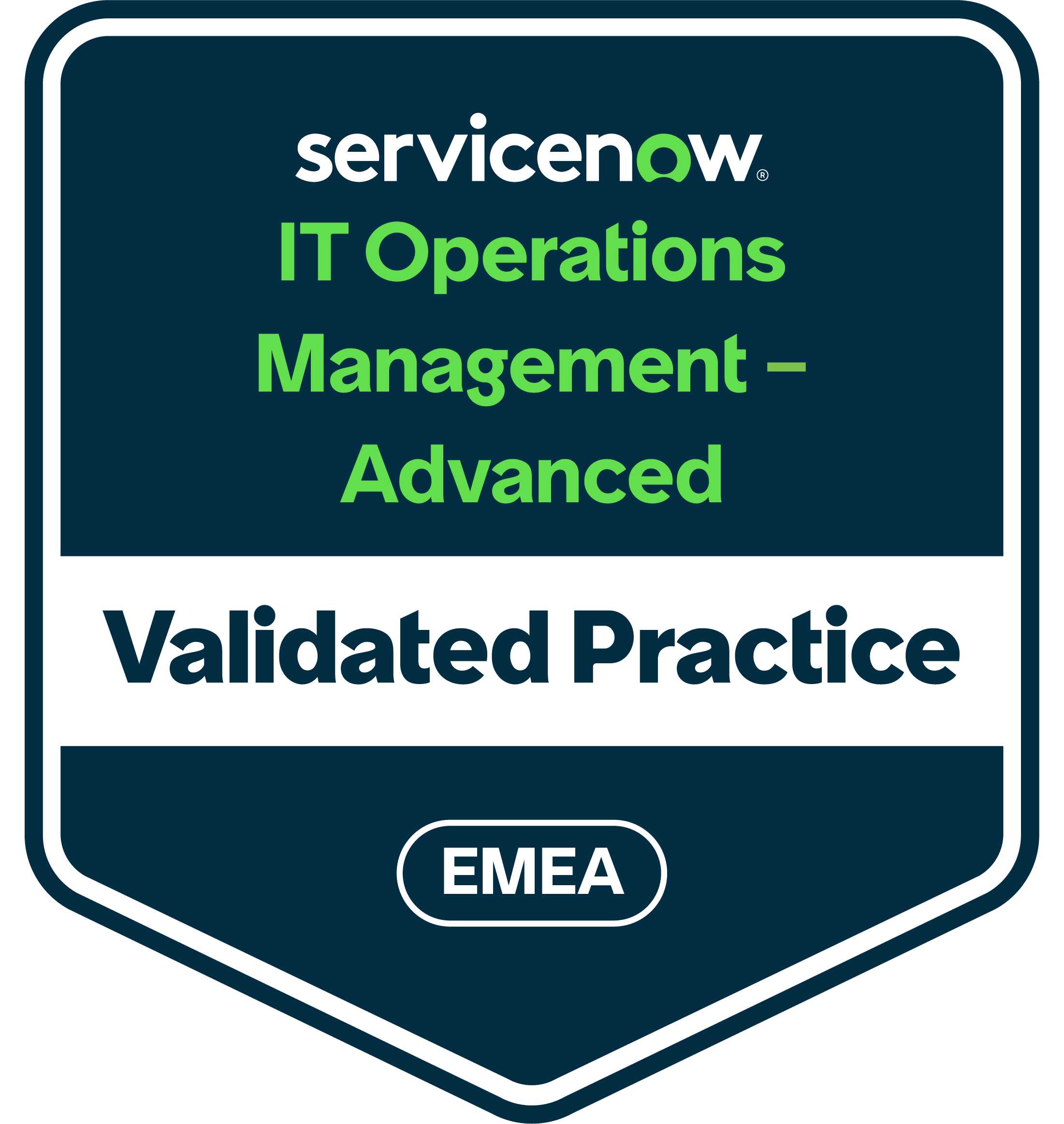 IT Operations Management Advanced, Validated Practice EMEA
