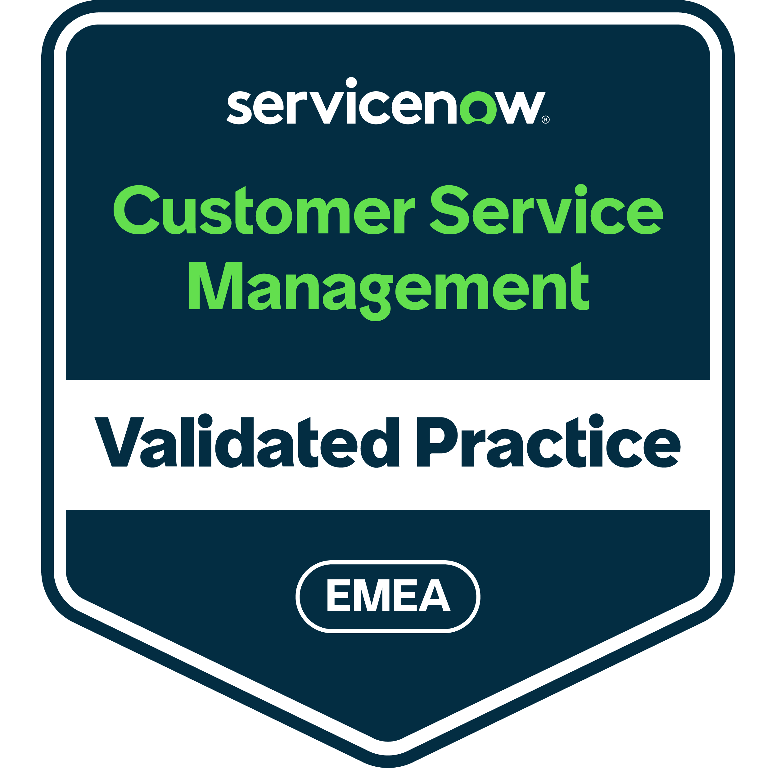 Customer Service Management, Validated Practice EMEA