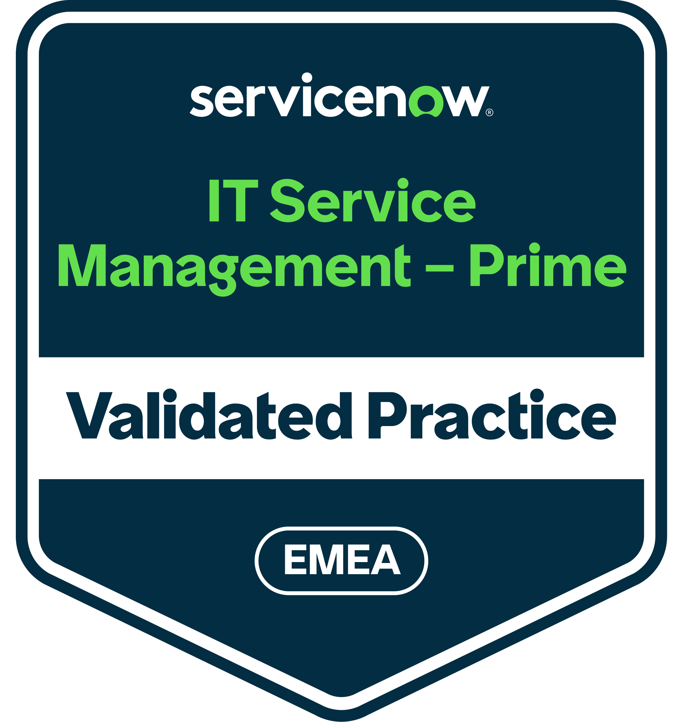 IT Service Management Prime, Validated Practice EMEA
